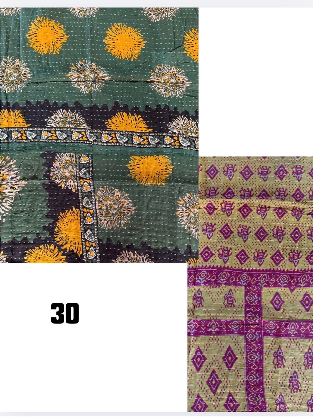 Kantha Throw #30